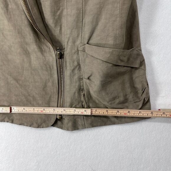 L.A.M.B. by Gwen Stefani Moto Blazer Size 10 in Taupe - Picture 10 of 15